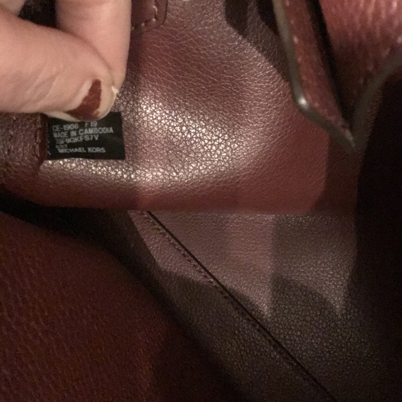 MICHAEL KORS Handbag Color Bordeaux PVC/BRD/35F9GKFS1V - Picture 8 of 14